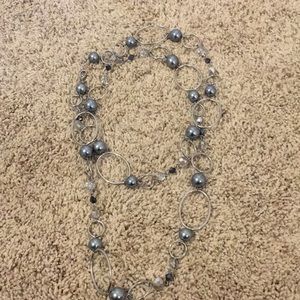 Stunning silver necklace